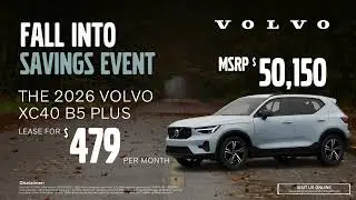 Fall Into Everyday Confidence | Lease the 2026 Volvo XC40 B5 Plus