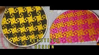 Beautiful 😍 Pakhi design making video/Simple hand fan #pakhi #creativity #homemade