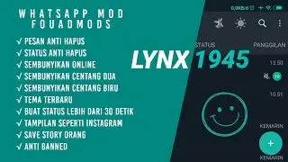 Whatsapp Mod Terbaru Desember 2020 | FouadMODS terupdate | Fitur Terlengkap