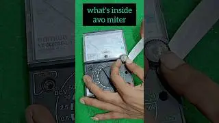 what's inside a analog meter? #gadget #multimeter #electronic #repair