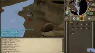 Runescape - Living Rock Caverns Guide - Fishing Rocktails with commentary