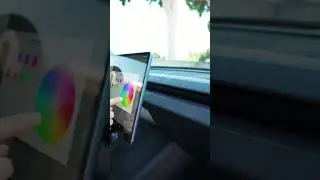 New Tesla Model 3 ambient-lighting test