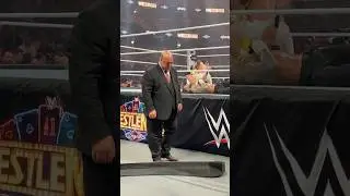 Paul Heyman was stressing all night long 😅 #WrestleMania