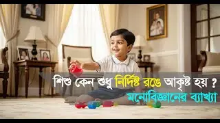 শিশু কেন শুধু নির্দিষ্ট রঙে আকৃষ্ট হয় ?-Children Attracted to Specific Color-Psychology Explains