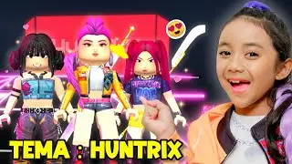 SAMANTHA FASHION SHOW VS TEAM DI DRESS TO IMPRESS ROBLOX SERBA KPOP DEMON HUNTER 😍 HUNTRIX