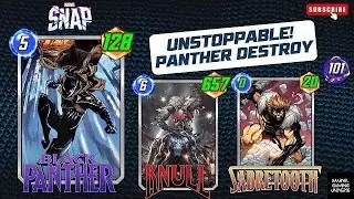 This Deck Ends Games Instantly 😳 | Black Panther Knull Combo in Marvel Snap 🔥💀 #marvelsnap
