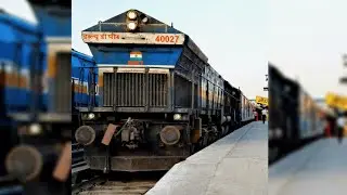 Non-Stop Honking by BGKT WDP4B 40027 hauling 14707 Ranakpur Express
