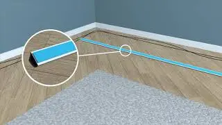 D-Line 22x22mm Quarter Round Trunking How-to-Installation Video - (UK)
