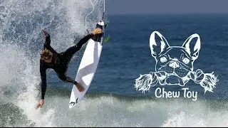 Rusty Chew Toy Surfboard In Action
