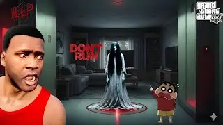 Franklin & Shinchan Find Most Dangerous Ghost Inside His Room In Gta V!