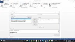 Citations And Bibliography in Ms Word | REFERENCE MENU IN MICROSOFT WORD
