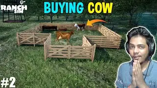 BUYING COWS AND BUILD BARN | RANCH SIMULATOR | HINDI GAMEPLAY #2 | ANMOL GAMEX