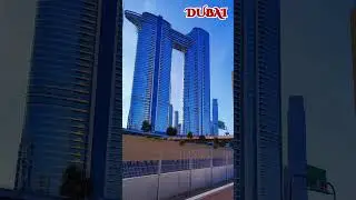🇦🇪  Dubai Skyline Majesty | The Address Sky View & Burj Khalifa | Kamro Vibes #shorts #dubai #short