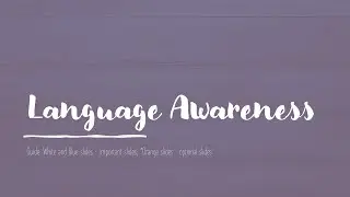 SPM CEFR Language Awareness: Present Simple, Present Continuous, Stative Verbs, Relative Clauses