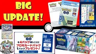 Big Pok&eacute;mon GO TCG Update! Code Cards, Promo Packs & Much More! (Pok&eacute;mon TCG News)