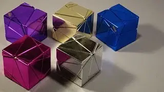 Metalised Insanity Cube Puzzles unboxing & demo
