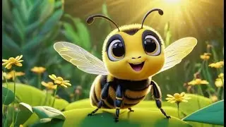 Two Buzzy Bees Fly in a Loop | Fun Flying Bee Song for Kids | Counting & Movement Nursery Rhyme
