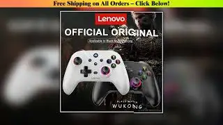 New Lenovo S02 Wireless Controller Bluetooth Gamepad for Nintendo Switch,PC,Android TV,IOS PC
