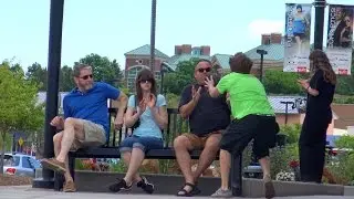 SPILLING CAKE ON PEOPLE!