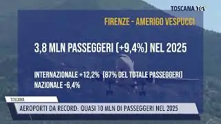 2026-01-09 TOSCANA - AEROPORTI DA RECORD, QUASI 10 MLN DI PASSEGGERI NEL 2025