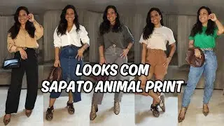 COMO MONTAR LOOKS COM CAL&Ccedil;ADOS ANIMAL PRINT