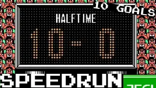 Kunio-Kun no Nekketsu Soccer League | Speedrun | 10 Goals | 2m39s