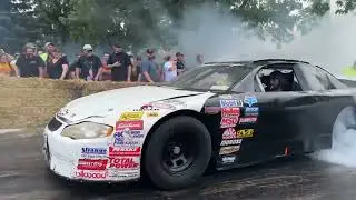 Ls swapped stock car burnout
