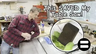 Ruined? Table Saw Top Rust Removal and Restoration.