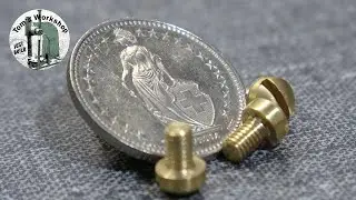 Making Tiny Screws for German Empire Staple-Free Stapler