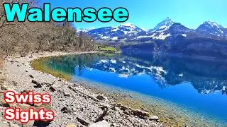 Walensee Switzerland 4K Weesen to Stralegg Castle Ruin