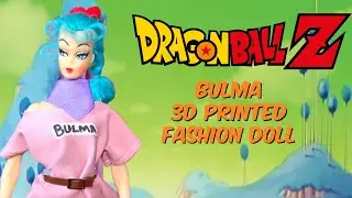 DRAGON BALL Z BULMA | CLASSIC ANIME: 3D PRINTED DOLL