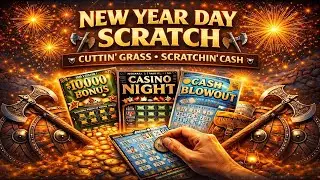 ⚔️🛡️ NEW YEAR DAY SCRATCH | CUTTIN&rsquo; GRASS SCRATCHIN&rsquo; CASH 🛡️⚔️