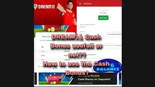 DREAM11 Cash Bonus usefull or not | HOW to use the Cash Bonus | IPL2021