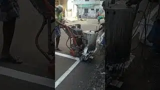 White Reflective Thermoplastic | Road Marking Painting Process