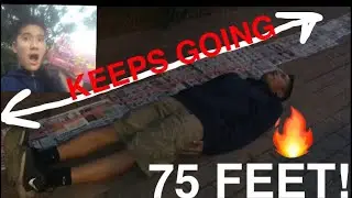 WORLD'S LONGEST SOUR CANDY STRING!!! (75 FEET)