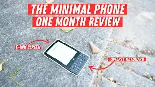 Will I SWITCH To The Minimal E-Ink QWERTY Phone After Using It For 1 MONTH? ⭐ Full REVIEW ⭐ || DPUK