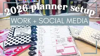 How I’m Setting Up My 2026 Work & Social Media Planner