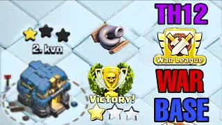 NEW TOWN HALL 12 (TH12) UNBEATABLE BEST WAR BASE 2019 w/PROOF | TH12 BEST CWL WAR BASE ANTI 3 STAR