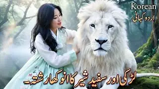 The White Lion Who Chose a Girl | Shery Fairy Tales Urdu & Hindi Story