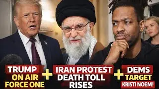 TRUMP TAKES QUESTIONS, IRAN PROTEST DEATH TOLL INCREASE, AND DEMS COME FOR ICE! 📱