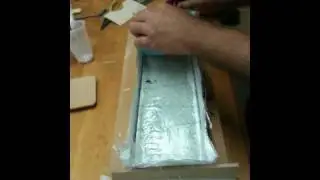 Слой стекла поверх Poraver.MOV