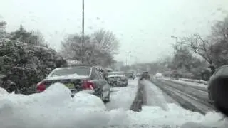 London snow 2013