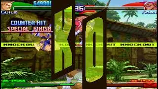 Guile VS Sagat and Adon &ndash; Street Fighter Alpha 3 Max
