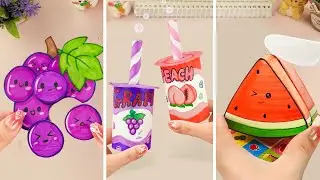 Простые идеи поделок/миниатюрные поделки/поделки из бумаги/как сделать/сделай сам/школьный проект...