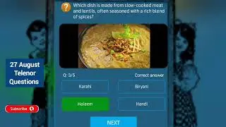 27 August Telenor Questions