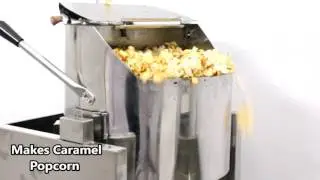 Automatic Caramel Popcorn Machine (plant) with Giant Kettle