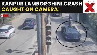 Kanpur Lamborghini Crash LIVE: CCTV Catches Lamborghini Crash in Kanpur &ndash; Traffic Chaos Ensues!