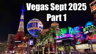Vegas Vlog — сентябрь 2025 г. — Часть 1 — Путешествия и игровые автоматы