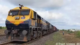 BCNA Wagon Goods Train | UBL Twin WDG4 Acceleration | Train Videos Indian Railways