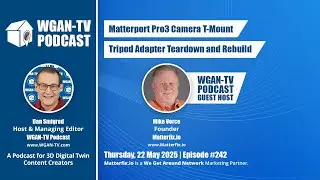 WGAN-TV&mdash;Matterport Pro3 Camera T-Mount Tripod Adapter Teardown and Rebuild